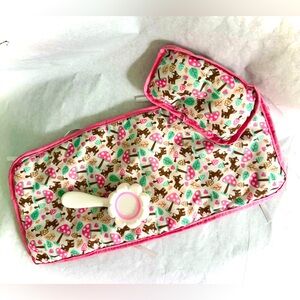 Dolls Bed Padding, Pillow and Toy Set